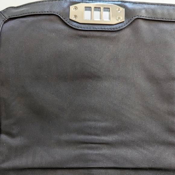 Rebecca Minkoff Whipstitch Black White Leather Purse - Picture 12 of 14